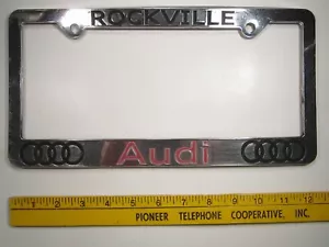 HÄNDLER Kennzeichenrahmen ROCKVILLE AUDI Maryland Z215a - Bild 1 von 1