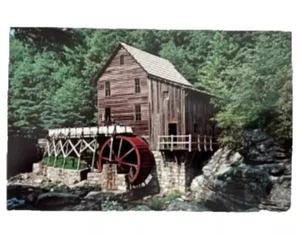 Postkarte West Virginia • Glade Creek Schrotmühle Babcock State Park - Bild 1 von 2