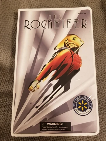 The Rocketeer Deluxe VHS Action Figure Diamond Select  7” Walmart Exclusive NEW Cover