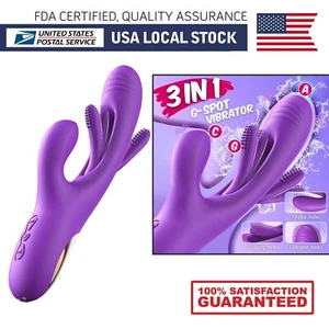 Patting Finger Vibrator G-spot Clitoral Massager Stimulator Sex Toys for Women - Picture 1 of 10