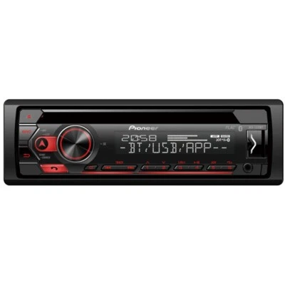 Pioneer DEH-S320BT 1-DIN-Autoradio CD-Tuner Bluetooth USB AUX 4x50 W LCD-Display - Bild 1 von 2