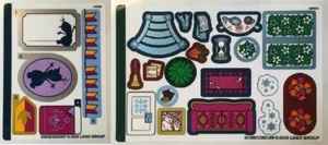 LEGO STICKER SHEET 1 + 2 ONLY ANNA & ELSA'S STORYRBOOK ADVENTURES 43175 New set - Picture 1 of 1