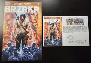 BRZRKR (2021) #1 (Mark Brooks Cover) SIGNED by Matt Kindt with Notarized WOS - Picture 1 of 6