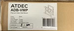ATDEC ADB-VWP Pop-Out Video Wall Mount - Picture 1 of 1
