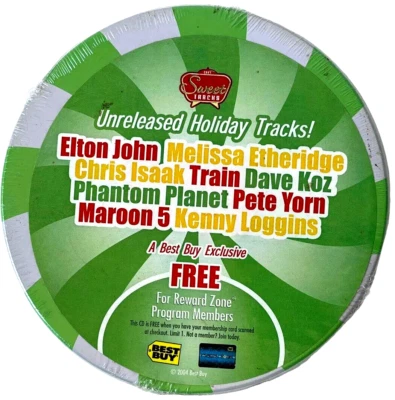 Sweet Tracks Unreleased Holiday Tracks Christmas Tin Brand New Factory Seal 2004 - Imagem 1 de 4