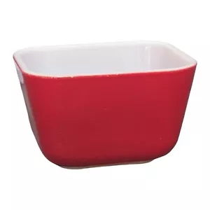 Vintage Pyrex Red Ovenware Refrigerator Dish 0501 Small 1950-60s USA Made Nice+ - Picture 1 of 13