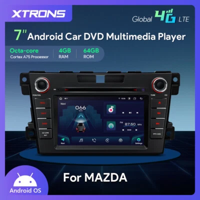 Android 14 Car DVD Player Stereo GPS Radio DSP 4G WiFi 8-Core 64G For Mazda CX-7 - Image 1 of 4