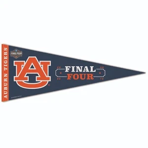 Auburn Tigers 2025 Final Four NCAA Tournament San Antonio Pennant - Picture 1 of 1