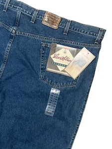 Y2K Levis 540 Jeans Relaxed Fit Sz 56 x 30 Big USA Brown Tab 90s Hipster NWT Men - Picture 1 of 9