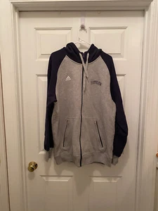 Chaqueta con capucha gris cremallera completa Adidas emitida por el equipo de los Cleveland Cavaliers para hombre XL - Imagen 1 de 4