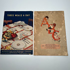 2 Vintage Metropolitan Life Ins. Advertising Booklets Abc And Three Meals A Day