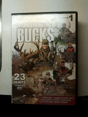 RARE DVD | Bill Jordan's REALTREE Monster Bucks XV Vol 1 | Deer Hunt | Used - Image 1 of 2
