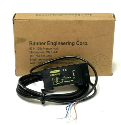 BANNER ENGINEERING CORP. D12SP6FPH PHOTO ELECTRIC SENSOR  - Image 1 of 4