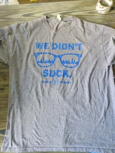 Chicago Cubs Shirt We Didn’t Suck Harry Carrey 2016 MLB World series XL - Picture 1 of 7