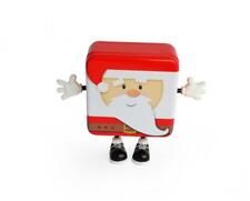 Santa Claus Tin Bread Box Storage Box 4 11/16in, New