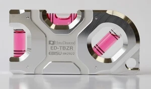 EBISU ALUMINUM LEVEL "TOBI LEVEL ZERO" (15x50x100mm) RED ED-TBZR - Picture 1 of 6