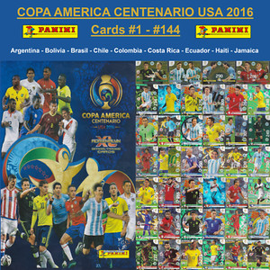 Panini Copa America 2016 Adrenalyn XL - Cards #1 - #144