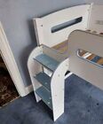 Children's Cabin Bed With Matching Shelves, Desk And Drawers