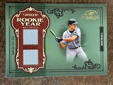 2004 Timeless Treasures Rookie Year Jersey # Materials Rocco Baldelli #d 2/5 WOW