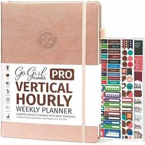 GoGirl Planner Pro Vertical Layout Weekly And Organizer + Budgeting Expense - Picture 1 of 10