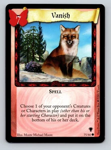 Harry Potter Juego de Cartas Coleccionables Copa Quidditch Desaparecer #75/80 Tarjeta Común Hechizo CCG - Imagen 1 de 2