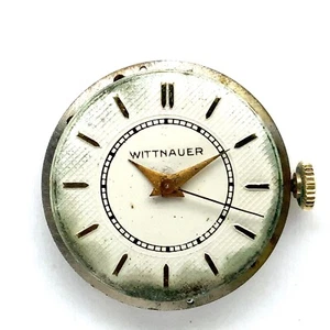 Vintage Wittnauer Watch Movement Caliber 10ESB Manual 17J *RUNS* - Picture 1 of 2