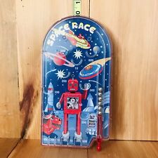 Schylling Space Race Handheld Pinball Game Robot Toy Galaxy Saturn From Yr 2006