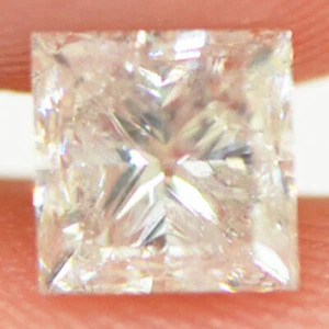 Princess Cut Diamond Natural Enhanced G SI2 Certified Loose 4.92 MM 0.90 Carat - Picture 1 of 8