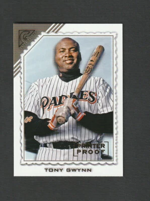 2022 Topps Gallery Tony Gwynn Printer Proof #34 San Diego Padres - Image 1 of 2