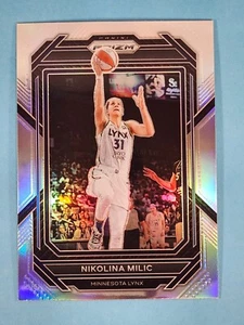 Panini WNBA Prizm 2023 plata Nikolina Milic Minnesota Lynx #28 - Imagen 1 de 2
