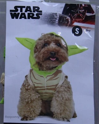 Disfraz Disney Star Wars Yoda Mascota Perro Talla Pequeña Nuevo en Paquete Foto 1 de 3