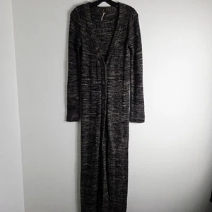 Free People 3 Buttons Long Knit Cardigan Sweater Size Xs - Picture 1 of 8