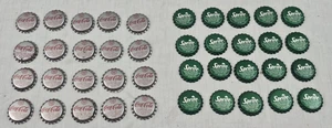 NEW LOT OF 40 COCA COLA COKE & SPRITE BOTTLE CAPS ALL ORIGINAL & UNUSED - Picture 1 of 6