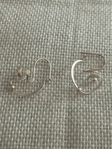 925 Sterling Silber Ohrringe süßes Unikat A420 - Bild 1 von 11