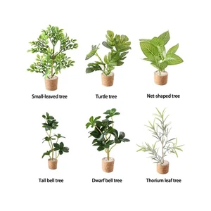 Casa delle bambole scala 1:6 miniatura verde piante in vaso fioriera accessori giardino - Foto 1 di 28