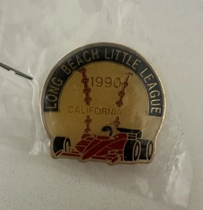 Spilla da baseball Little League Long Beach California District 38 1990 - Foto 1 di 2
