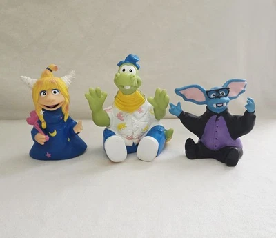 1990 Eureeka's Castle TV Show Pizza Hut Puppets set of 3 (wear visible in pics) - Image 1 of 4