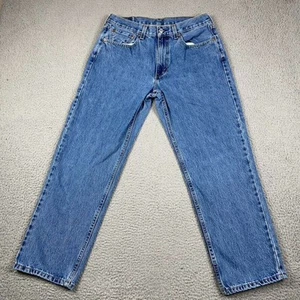 Levi's 550 Relaxed Fit Jeans Men's 33x30 Measured (33x28.5) Blue Medium Wash - Picture 1 of 11