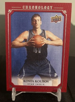 2007-08 Upper Deck Chronology Kosta Koufos Red /99 #273 Utah Jazz - Image 1 of 2
