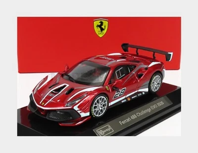 BURAGO 18-36309 FERRARI - 488 CHALLENGE EVO N 28 2020 - CON VETRINA - WITH SHOWC - Immagine 1 di 2