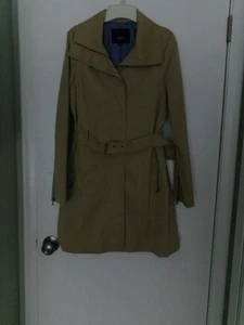 MOSIMO DAMEN BEIGE TRENCHCOAT MIT GÜRTEL UND FUTTER WASSERDICHT TASCHEN GR. MEDIUM - Bild 1 von 12