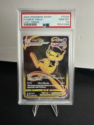Pokémon Mew VMAX TG30/TG30 Trainer PSA 10 Gem Mint Lost Origin - Image 1 of 2