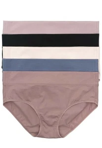 Felina, paquete de 5 hipsters de cintura ancha de algodón Pima - Imagen 1 de 12