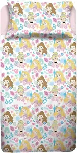 DISNEY COMPLETO LETTO PRINCIPESSE SINGOLO 100% COTONE - Foto 1 di 1