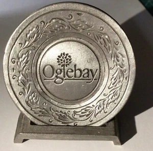 Vintage 1984 SPOONTIQUES Inc Pewter Miniature Collector PLATE Oglebay Resort WV - Picture 1 of 6