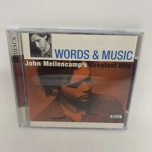 CD DE PALABRAS Y MÚSICA John Mellencamp *2 discos* Lo mejor de / Grandes éxitos en muy buena condición publicación gratuita - Imagen 1 de 4