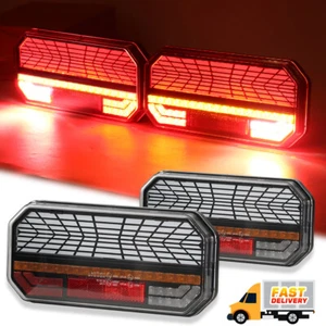 LED Stop Tail Turn Signal Brake Reverse Running Lights Truck Trailer RV Camper - Picture 1 of 10