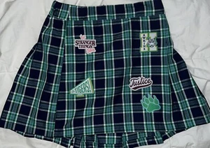 Girls Justice Stranger Things Limited Edition Skirt-Worn Once-Size 10 - Picture 1 of 3