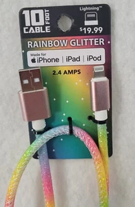 Cable Raibow Glitter 10 ft Lightning - Imagen 1 de 4
