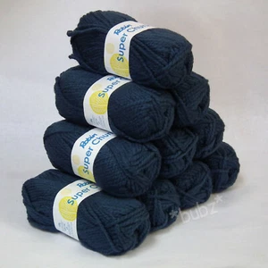 TEN BALLS ROBIN SUPER CHUNKY KNITTING YARN STORM HAND KNIT WOOL CROCHET AIRFORCE - Picture 1 of 1